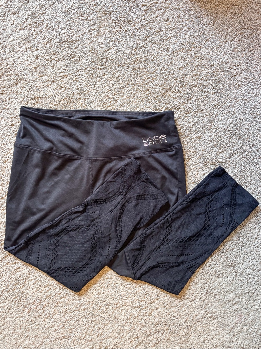 Vintage Y2K Bebe Sport Capri Leggings